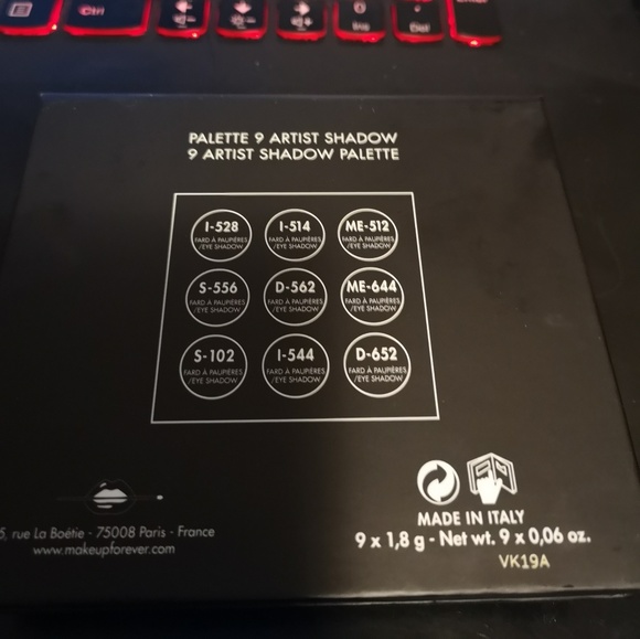 Make up for ever palette 9 artist shadow - Picture 3 of 3